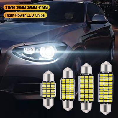 Светодиодные лампы C5W Canbus, суперяркие светодиодные лампы C5W C10W, автомобильный номерной фонарь, салонный плафон для чтения, 31 мм, 36 мм, 39 мм, 41 мм