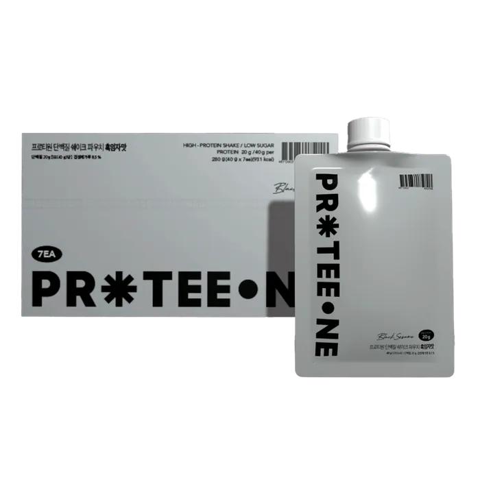 [7 Servings] 1 Box (7 Packs) of Protein Shake Pouches (Grain, Chocolate, Green Tea, Black Sesame)