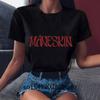 Graphic Tee Maneskin T Shirts Graphic Print Women Clothes Female Clothing Harajuku Short Sleeve T-Shirts 90S Top