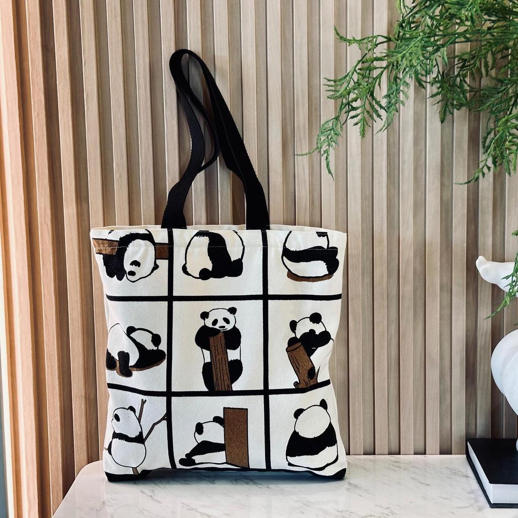 Женская большая холщовая сумка-тоут 2025 года на молнии