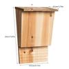 Durable Bat House for Outdoor Activities for Families and Outdoor Enthusiasts Easy to Install Bat Habitat Easy Assembly