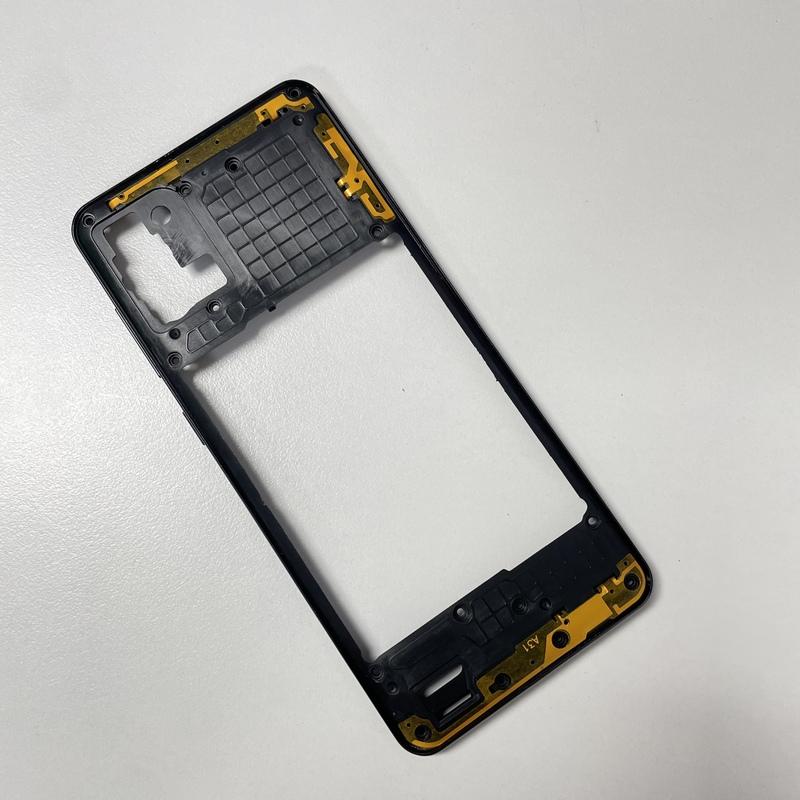 BANERYPAK Parts For Samsung A31 A51 A71 Middle Frame Housing Bezel Holder With Button Replacement Repair Parts