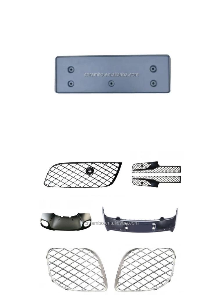 The 3W3807287N License Plate Holder fits the 2009 Continental GT.