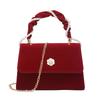 Women's bag 2024 new model red niche wedding bag New Year gift high-end crossbody handbag bridal bag