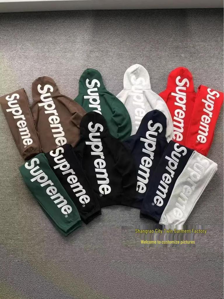 Unisex Trendy Hooded Sweatshirt & Jogger Set - Spring & Autumn Fashion Collection
