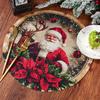 Christmas Placemat Merry Christmas Decorations for Home 2025 Navidad Natal Coaster Tableware Mat Xmas Ornament New Year 2026