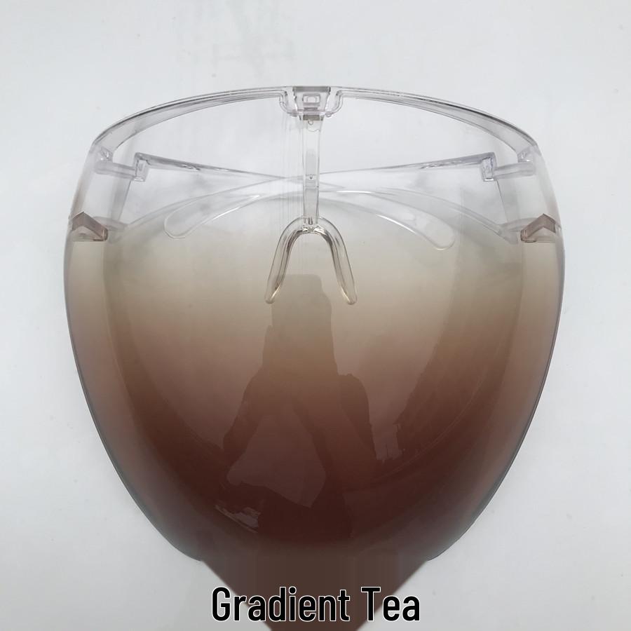 Cross-Border Anti-Fog Transparent Face Shield: Full-Face Protection Against Droplets, Oil, Wind, and Dust.