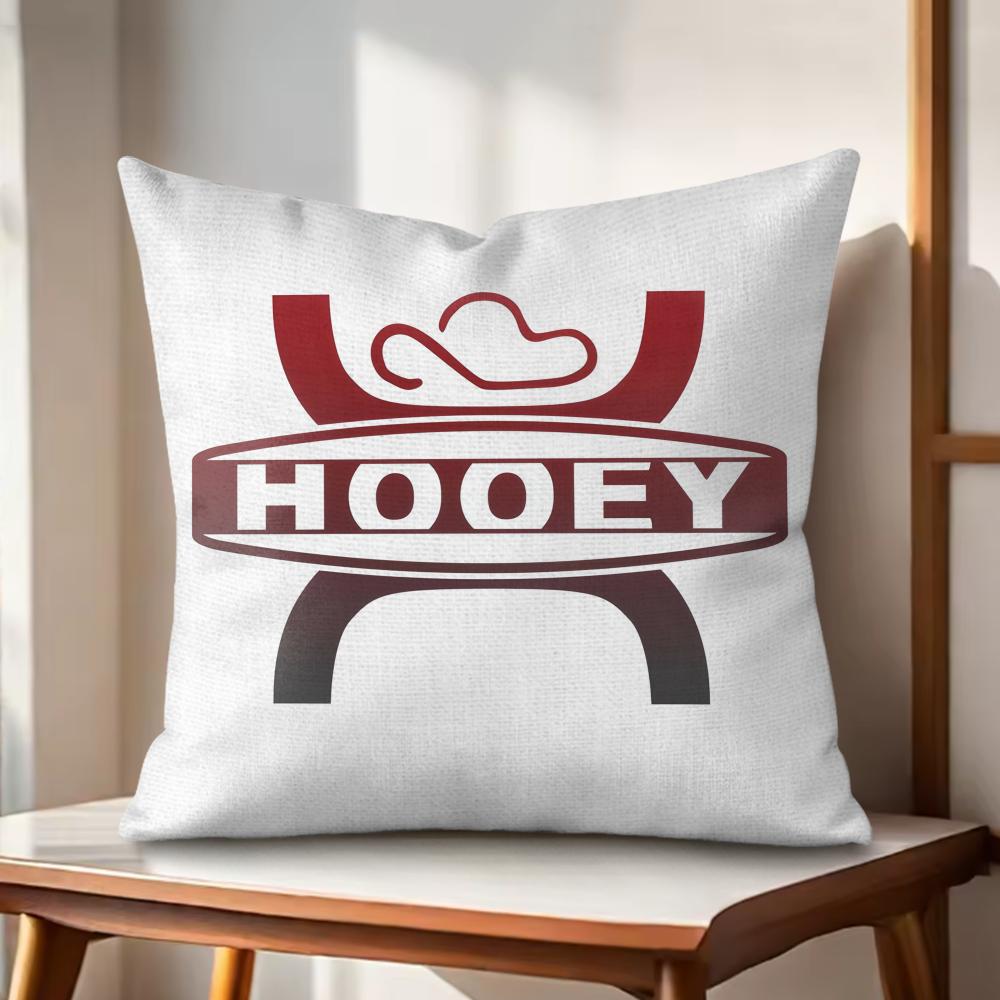 HHooey Brands Наволочка Натуральный Лен Органическая Ткань Двусторонняя Печать Подушки для Дивана Декор Дома