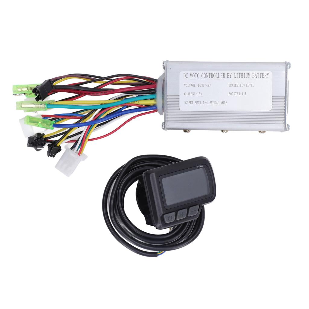 15A 36V 48V Brushless Motor Controller Kit with EN06 LCD Display USB Interface Electric Bike