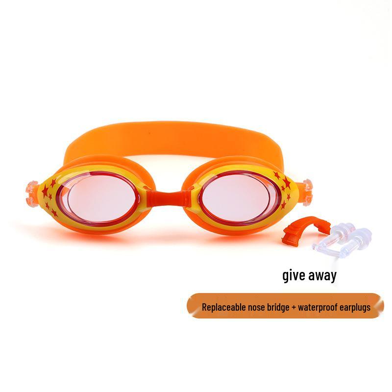 Детские очки для плавания с высокой четкостью и водонепроницаемостью, в коробке, для мальчиков и девочек