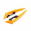 2Pcs Motorcycle Winglets Front Side Spoiler Aerodynamic Wing Set Fixed Wind Wing with Adhesive Decoration Sticker