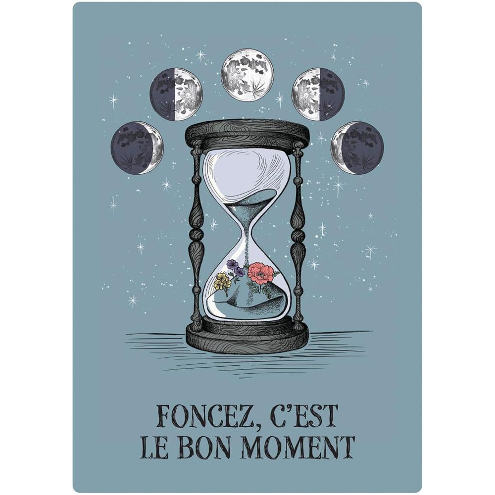Crystal Ball Oracle Cards - 13 Card Divination 10.4*7.3cm, French Edition Le Petit Oracle De La Boule De Cristal