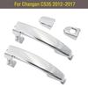 Для Changan CS35 2012-2017 хромированная передняя и задняя внешняя дверная ручка, наружная дверная ручка, крышка