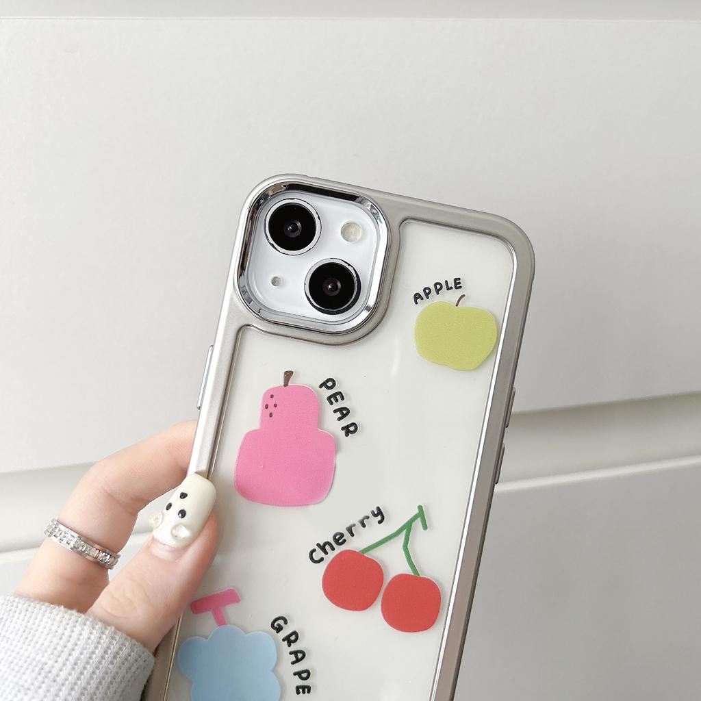 For iPhone 14 Case Pattern Design PC+TPU Phone Cover