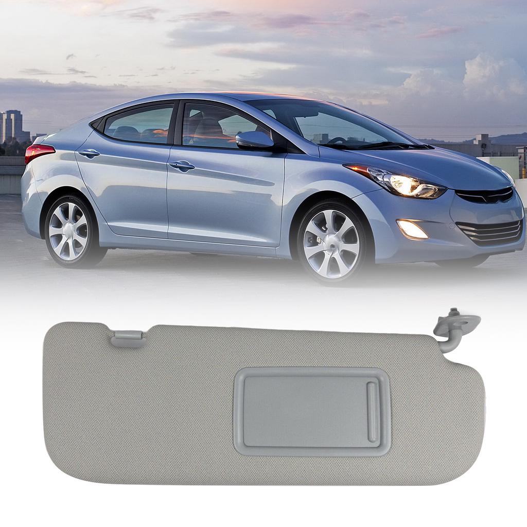 Car Front Window Cover Shade Blind Driver Passenger Side Sunvisor with Mirror For Veloster 85210-2V130-TX 85220-2V140-TX