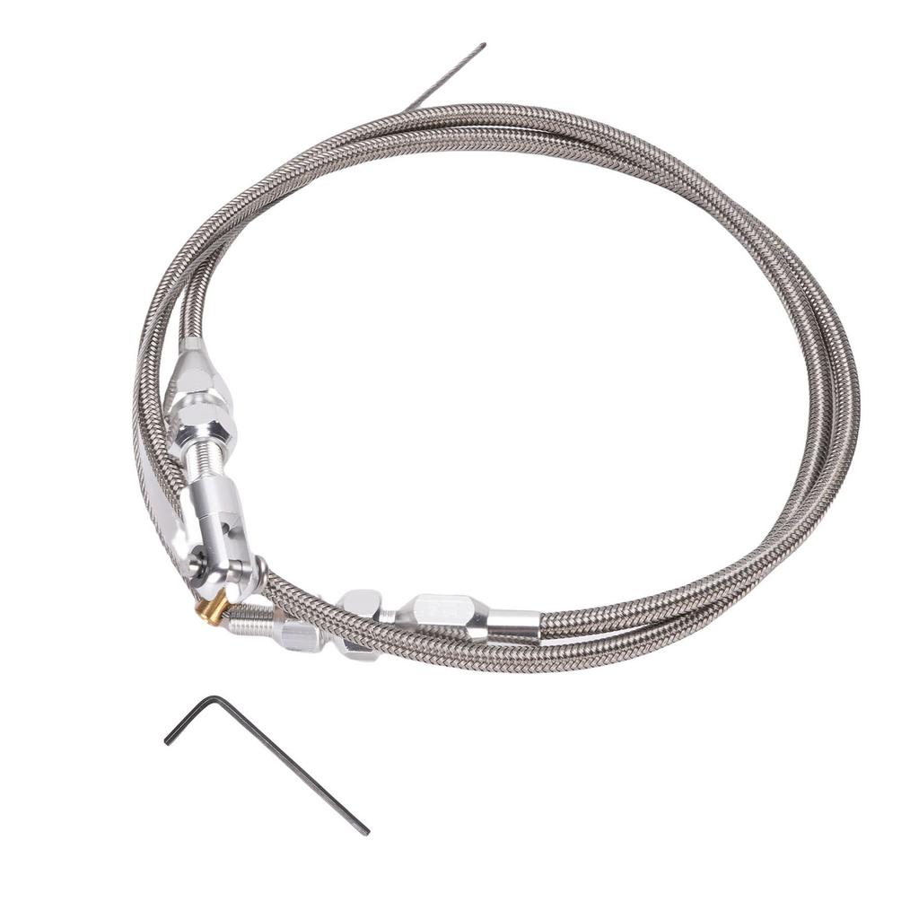 Throttle Cable Stainless Steel Adjustable High Strength Rustproof Universal Fit for Most