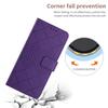 HT06 Imprinted Leather Cover for Honor 90 Phone Case with Stand Wallet