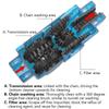 Очиститель цепи для чистки велосипеда, 3D щетка для мытья цепи, набор инструментов для защиты велосипеда Mtb, масляная велосипедная цепь для аксессуаров для горного велоспорта
