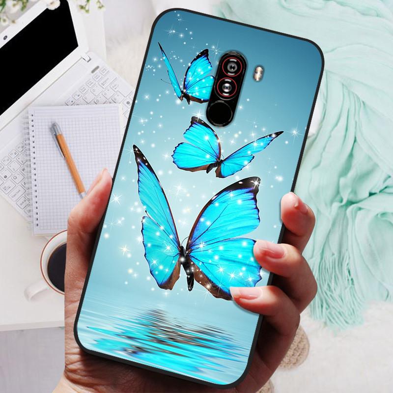 Для xiaomi mi pocophone f1 Чехлы Кот Расписной Мягкий ТПУ Силиконовый Чехол для Телефона Для xiaomi poco F1 Чехол PocofoneF1 Чехол Coque Etui