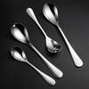 Coffee Spoon Non-slip Mirror Polished Unbreakable Rustproof Long Handle Stirring Stainless Steel Dishwasher Safe Dessert