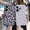 Мягкий силиконовый чехол с леопардовым принтом для Samsung A55 A35 M35 S24 Xiaomi Redmi Note 13 Pro 14 Poco C65 iPhone Huawei Honor Realme Camera Противоударный чехол