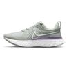 Nike React Infinity Run Flyknit 2 Light Silver Lilac Женские кроссовки Grey Infinite-Lilac Barely-Green CT2423-005