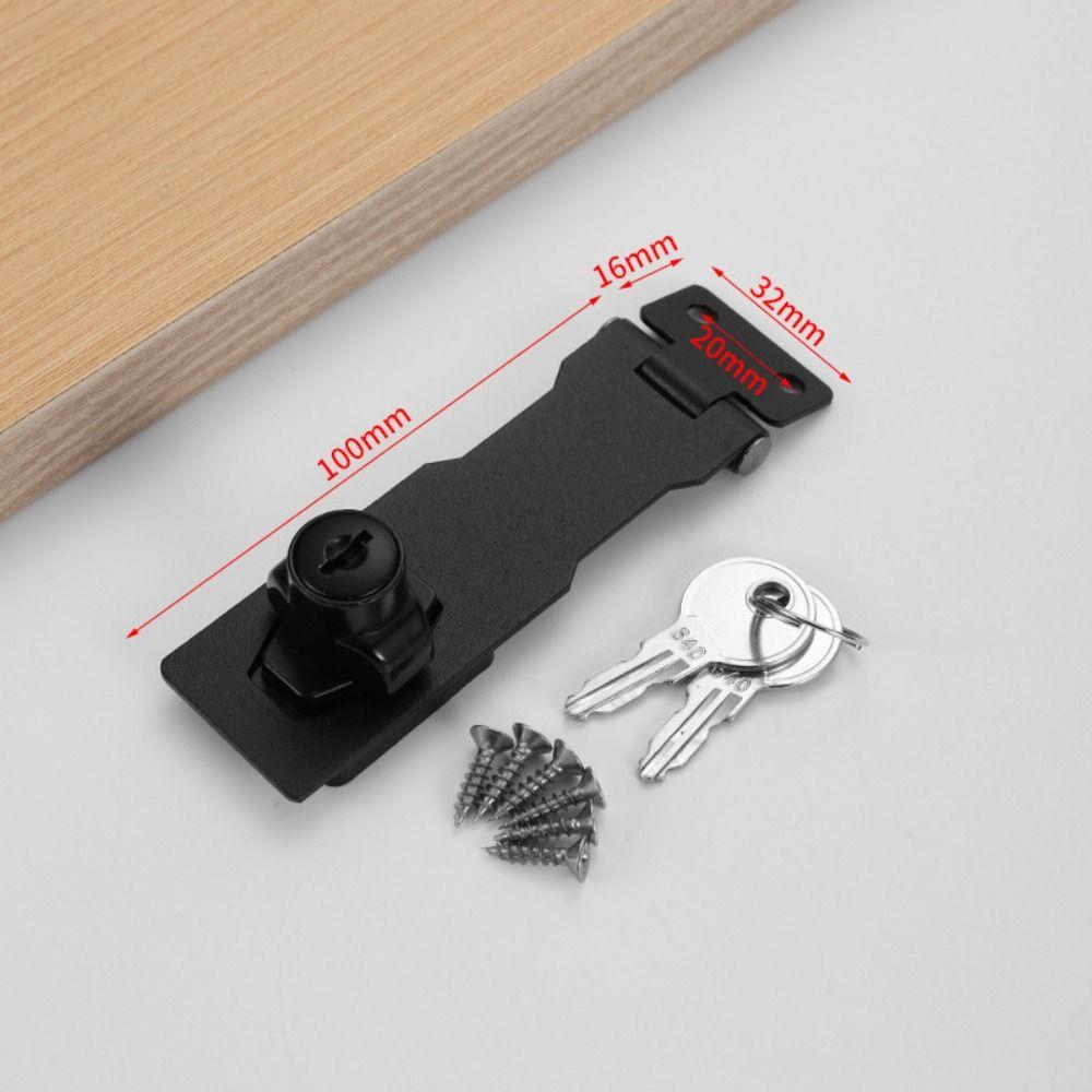 No-punch Cam Cylinder Locks Door Portable Lock Plate Lock Buckle  Drawer