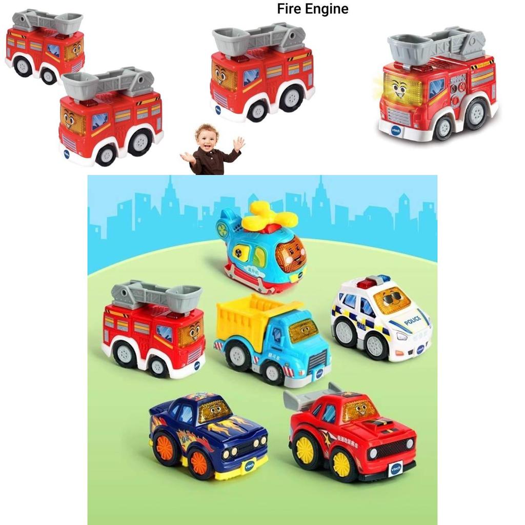 Vtech Удивительная игрушка-машинка с трассой Мигающие огни и музыка Прочная пластиковая модель Масштаб 1700 9,5x5,3x7,8 см