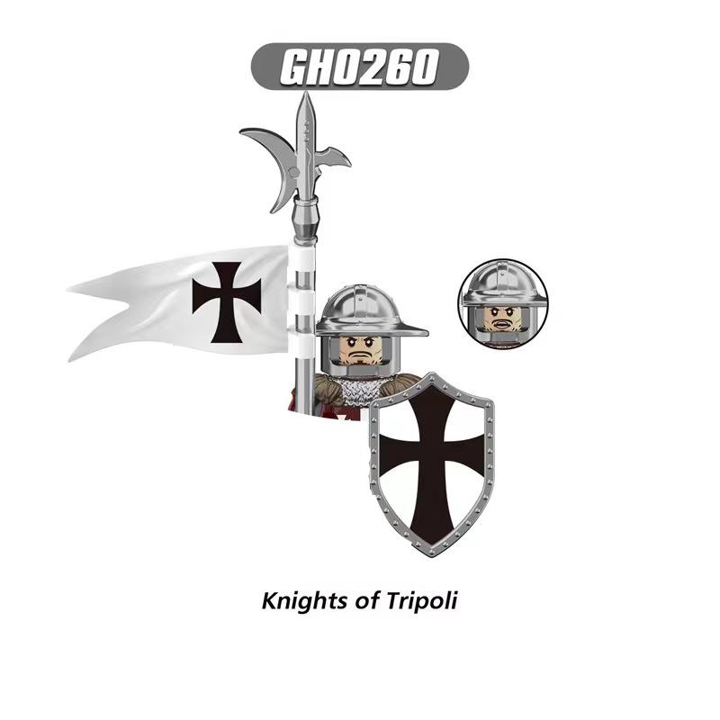 Средневековые Рыцари Серия Фигурки Строительные Блоки Воин Солдаты Стражники Львиное Сердце Больница Тевтонский Рыцарь Битва Пастор Детский Подарок