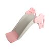 Toddler Slide Folding Plastic Stable Structure Reliable Protection Kids Climber Slide for Kids Pink