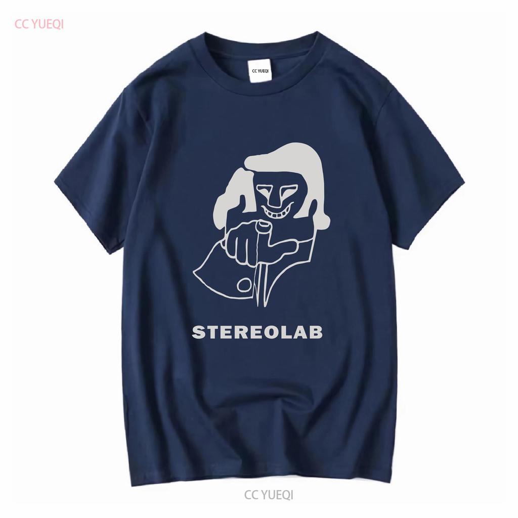 New Stereolab T shirt short sleeve full size SP8454 long or sleeves vintage Washed Top For Everyday Wear graphic Stylish