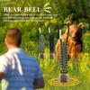1PC Metal Bear Bell Camping Easy-Hang Rope Design Durable Multiple Options Available