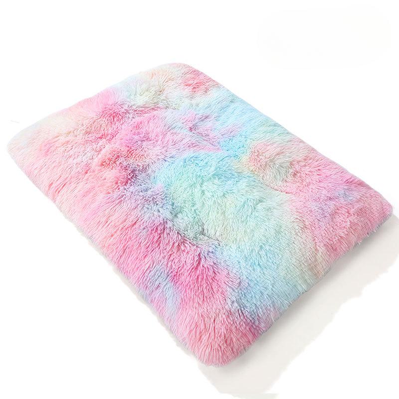 Коврик для питомца, плюшевый коврик для собаки, зимний теплый спальный коврик для питомца, кровать для собаки, удобное гнездо для кошки, собачий домик для домашних животных