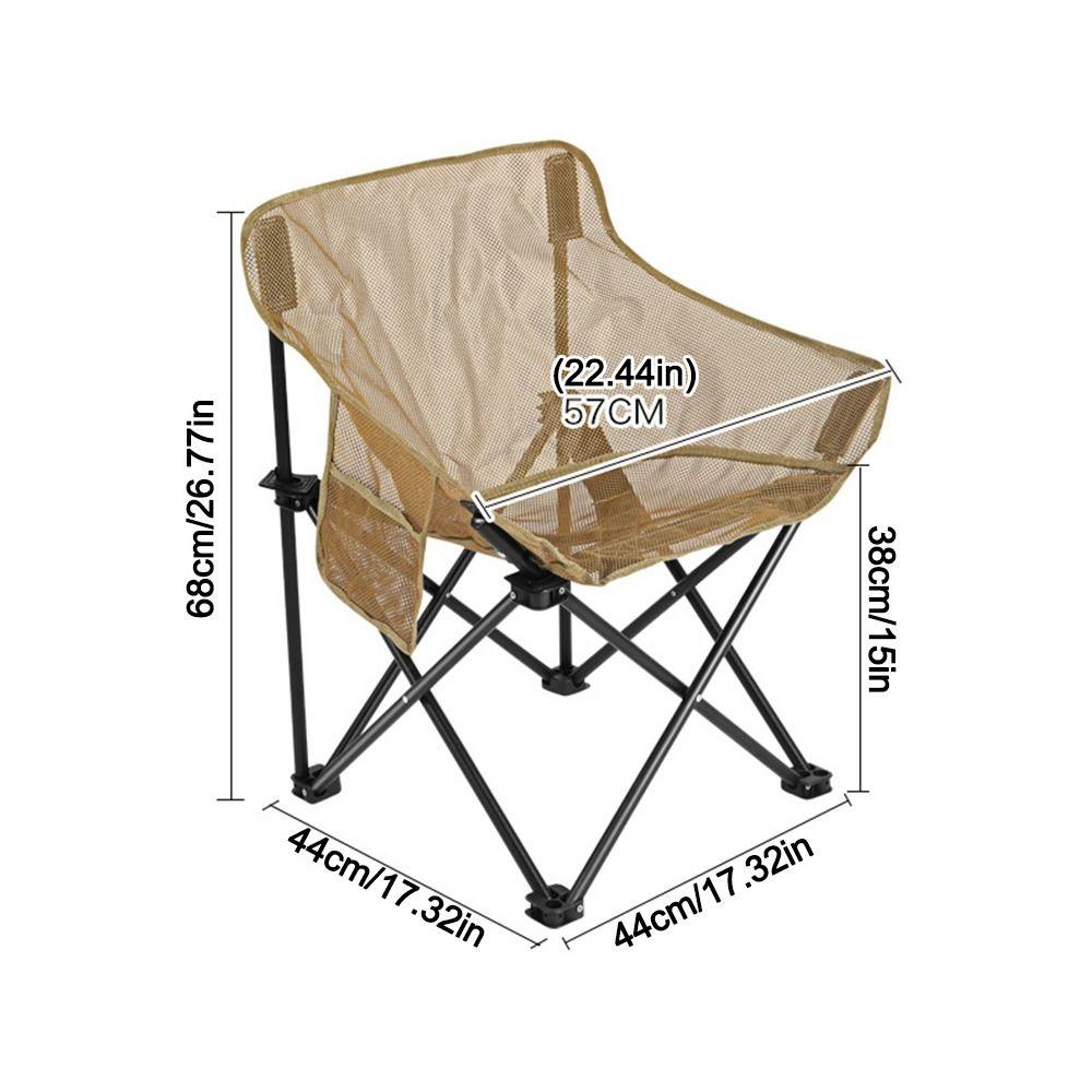 Breathable Camping Chair Cover Hollow Mesh Seat Cover Beach Chair Pad  for Outdoor Fishing Backyard