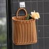 Woven Vegetable Fruit Storage Baskets Hanging Garden Plant Baskets  Kitchen Decoration