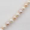 Baroque pearl Necklace 2 tone color Pearl/metallic 55.1g Women Used