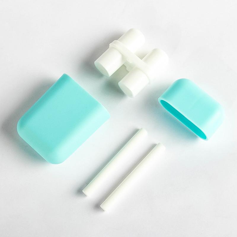 10 шт., двухдырочный дизайн, назальный ингалятор, пустая трубка, маленькие носовые трубки, ингалятор, пластик, устройство для предотвращения сонливости, пустая трубка