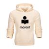 Casual Pullover Hoodies For Women 2023 New Cotton Flock Printed Round Neck Loose Women Sweatshirt Top