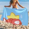 Unisex Cute Magikarp Quick Dry Microfiber Beach Towel for Swimming Surfing Camping - Cartoon Bath Towel for Holiday
