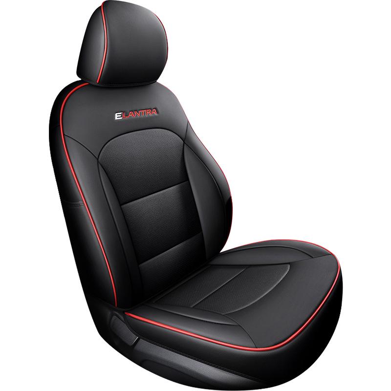 Hyundai Elantra Leather Car Seat Cushion - Perforated, All-Season, 5-Seat Compatible