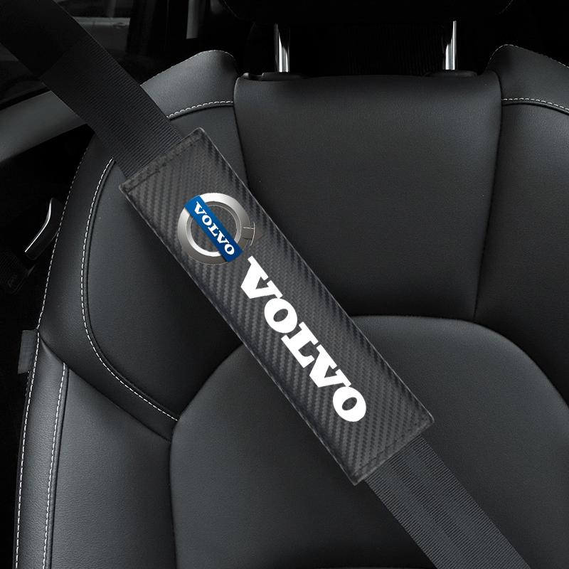 2pcs Carbon Fiber Cotton Protection Cover Case For Volvo XC40 XC90 V40 V90 V60 XC60 S80 S60 S90 C40 V70 XC70 Accessories