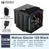 UPSIREN Walrus Glacier 120 Цифровой дисплей 6 Медных Тепловых Трубок Двухбашенный Двухвентиляторный Башенный Воздушный Охладитель CPU Поддержка LGA1851 AMD AM5