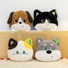 Cartoon Beagle Animal Head Plush Toy For Bedroom Decor And Comfort