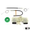 BWR5512 Power Window Regulator Repair Kit Front Left Door for Ford Fiesta MK5 JH JD BE256 2001-2008 4/5 Door 2S61A23201