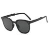 Oval Two-point Meters Nail Folding Sunglasses Little Red Book Tik Tok with UV Folding Sunglasses Tide.