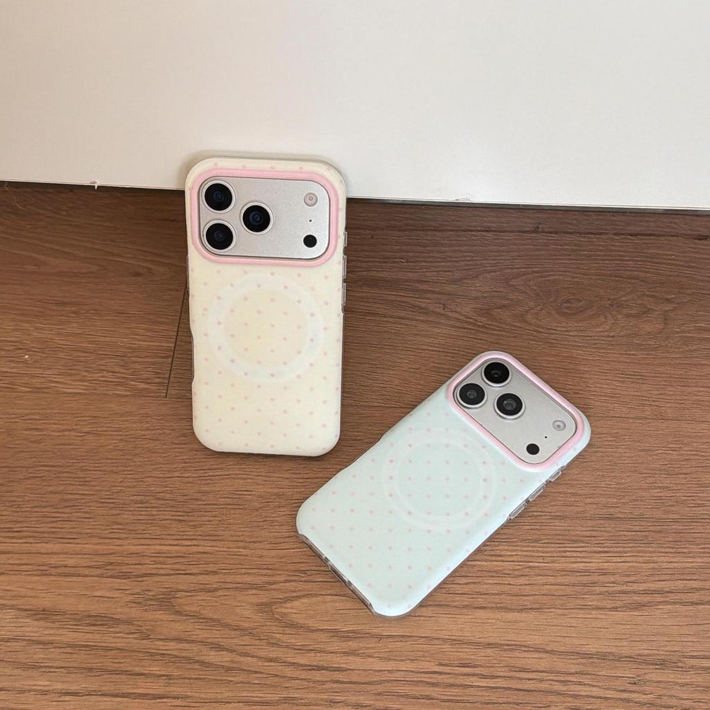 Магнитный чехол-дот для iPhone 15/17 Pro Max - Защитный чехол для женщин