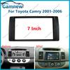 7 Inch 2DIN Car Fascia Radio Panel For Toyota Camry 2001-2006 Frame Kit Install Facia Face Plate