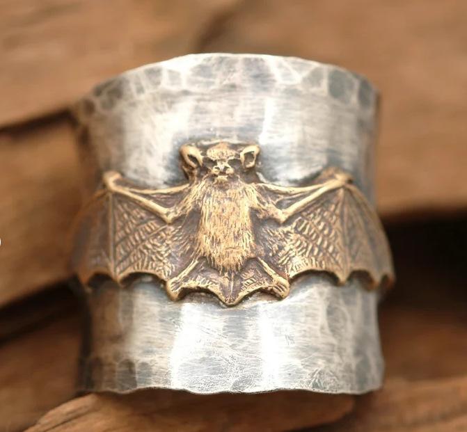 Антикварные тайские серебряные кольца с цирконом круглой формы с резьбой Стрекоза, сорока, пчела, винтажные кольца для женщин, свадебная вечеринка, милые ювелирные изделия с животными