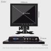 8" HDMI LCD Screen HD Display Car Reversing VGA Monitor with GPS Navigator