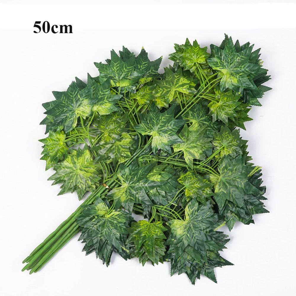10 стилей Имитация листьев Зеленый цвет Поддельные листья Новые свадебные украшения Украшения для дома